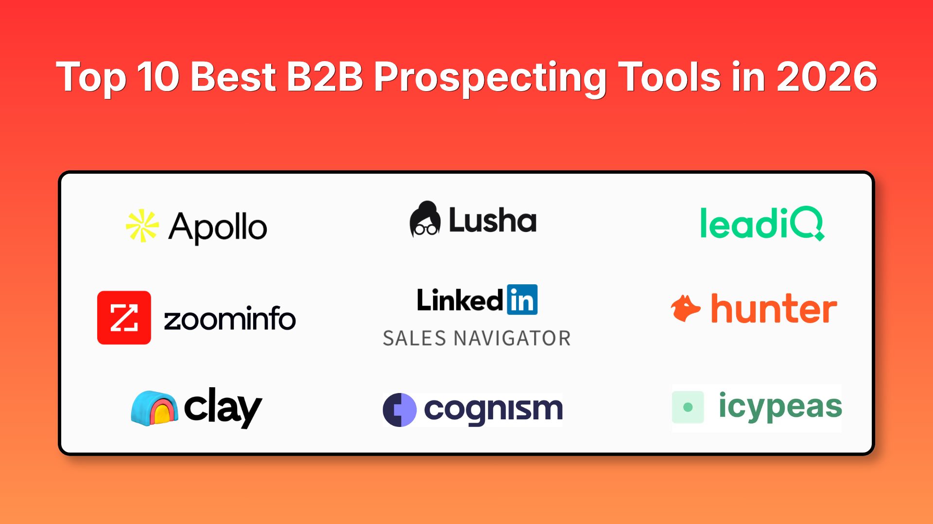 best b2b prospecting tools