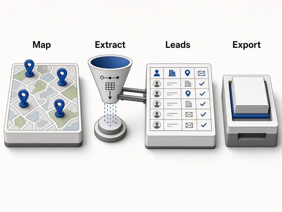 GMaps Lead Finder Preview