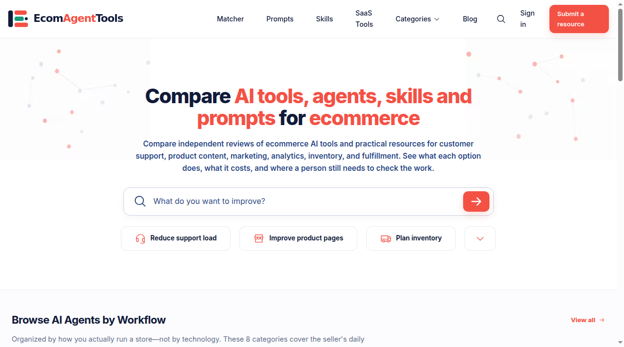 Ecom Agent Tools Preview