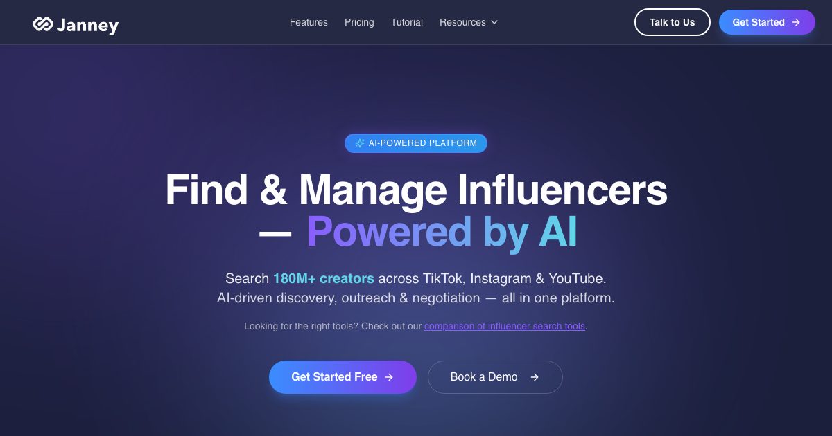 janney-ai-ai-agent-that-finds-influencers-sends-outreach-negotiates-deals