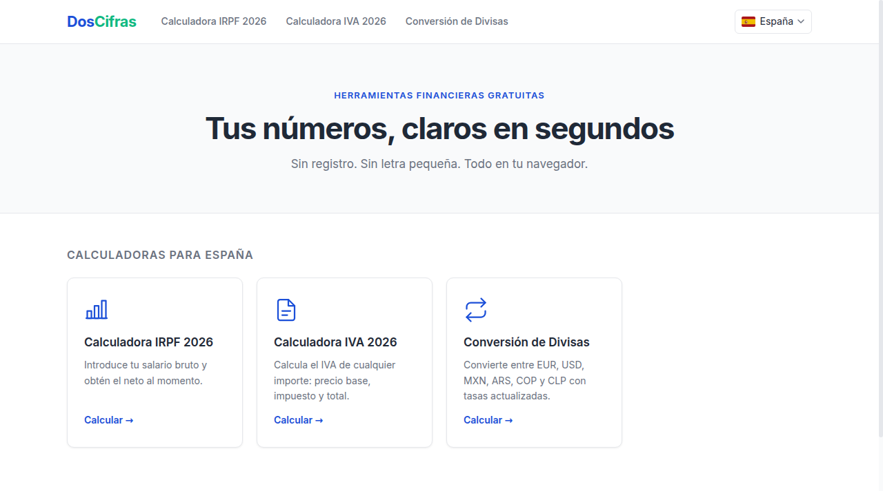 DosCifras Preview