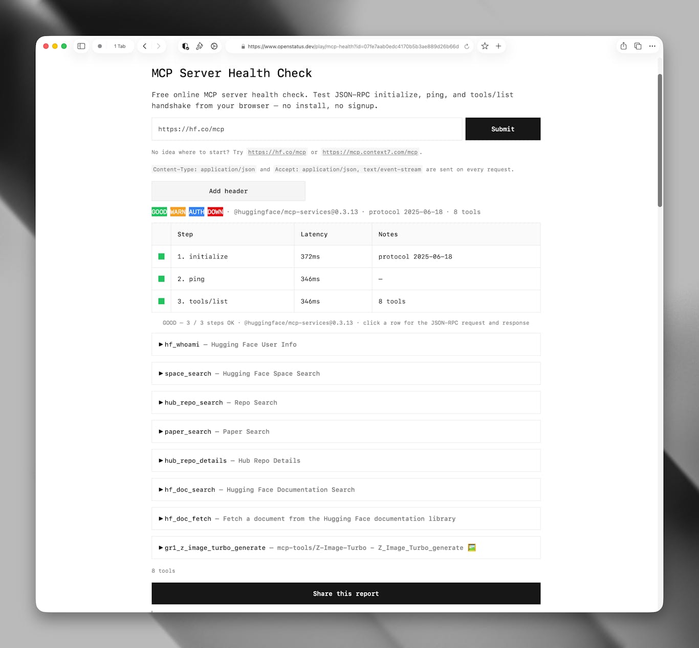 OpenStatus