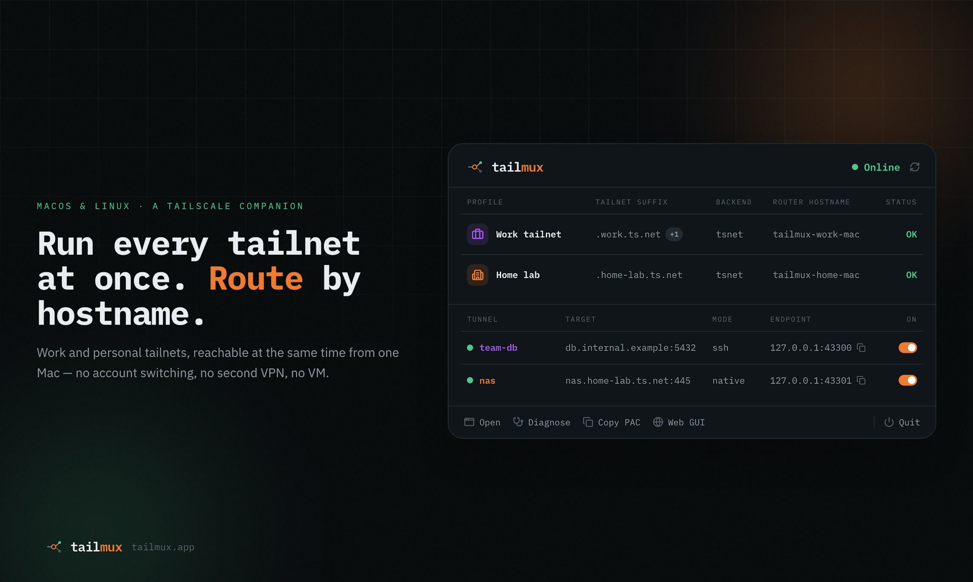 TailMux Preview
