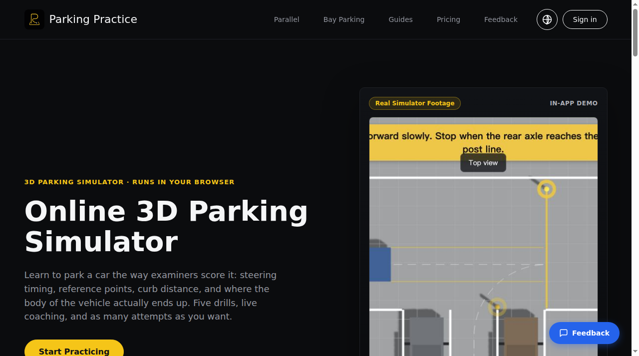 Parking Practice Preview