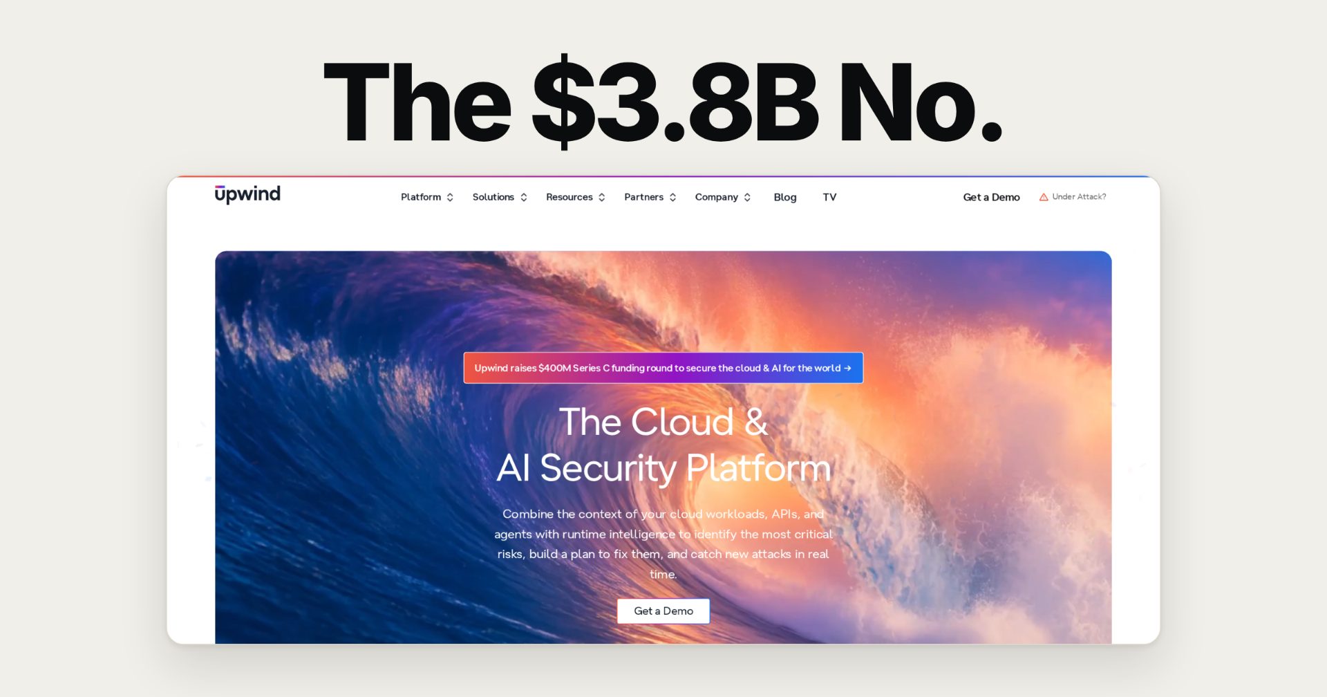 Upwind's valuation moved from $1.5 billion in January 2026 to $3.8 billion in October.